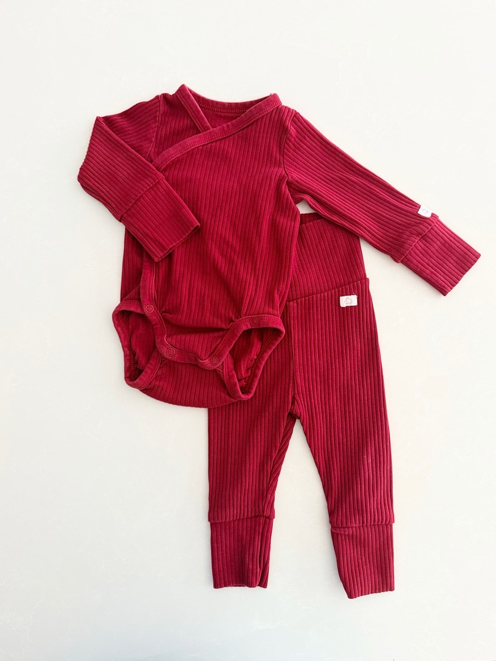 H&M Baby Ribbed Organic Cotton Set • Size 3M